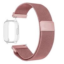 Case+Milanese Strap For Redmi Watch 5 Active Band TPU Soft Case Screen Protector For Redmi Watch 5 Lite Metal Magnetic Watchband Redmi Watch 5 Active beige
