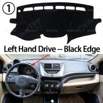 Dashboard Cover for Suzuki Alto Mazda Carol HA25 HA35 2009~2014 Car Dashboard Cover Avoid Light Pad Anti-UV Carpets Non-Slip Mat Right Hand Red Edge gray