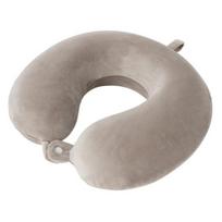 Memory Foam Travel Neck Pillow, U Shaped Headrest for Airplane Car, Soft Support Pillow for Office Nap, Removable Washable Cover kava