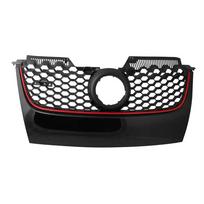 Bumper Grille for VW Golf 5 MK5 V GTI 2006-2009 Vehicle Fittings Rust-proof Front Bumper Grille Replacement Air Intake Grille As Pictue black