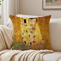 Naujas Austrijos meno G-Gustav Klimt Pagalvės užvalkalas Patalynės užvalkalas Apsauga nuo dulkių erkučių Svetainės Sofos Dekoras Pagalvė Kambarys Linen 50*50(CM)-1Pcs