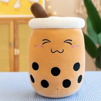 22-70cm Milžiniški Bubble Tea pliušiniai žaislai Squishy pieno arbatos su boba pagalvė Peluche ledų, vaisių, sulčių gėrimo buteliuko rekvizitas dekoras dovana 22cm