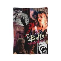 Buffy the Vampire Slayer Blankets Flannel Spring/Autumn Spike Multifunction Soft Throw Blankets for Home Travel Rug Piece Size: 75*100cm, Weight: 280 GSM