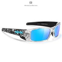 KDEAM Poliarizuoti Saulės Akiniai Vyrams Moterims Vairavimo Akiniai Vyriški Stačiakampiai Saulės Akiniai Žygiai Universalūs Akių Apsauga UV400 Akiniai Only sunglasses blue