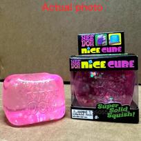 Nee Doh Nice Cube Blizgantis kubas Fidget aklas dėžutės žaislas Streso mažinimas Ramina nerimą Gerina dėmesį vaikams su ADHD Suaugusiems