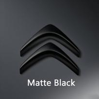 10,2*8,6cm Metalinė emblema Citroën C4 C3 C5 C1 DS3 DS5 DS4 Picasso priekinėi galinei daliai Logotipas Ženklelis OEM stiliaus Pakeitimas Blizganti juoda WP6 matinė juoda spalva
