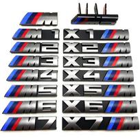 BMW M Logotipas X1 X2 X3 X4 X5 X6 F48 G01 E84 E83 F39 F10 F30 G11 G07 G86 G80 G60 E60 E46 3D priekinių grotelių ženklelis fxhk04 gray