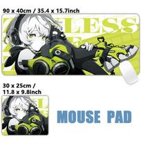 ZZZ Gaming Hoshimi Miyabi Ye Shunguang Pelės kilimėlis Evelyn Ellen Zenless Zone Zero Klaviatūros stalviršio kilimėliai XXL Anime merginų pelės kilimėlis 30cmx60cm(11.8x23.6inch)