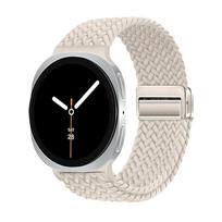Magnetinis pintas dirželis Samsung Galaxy Watch 9 8 laikrodžiui Dirželis 44mm 40mm Nailoninė apyrankė correa dirželis Galaxy Watch 8 classic 46mm galaxy 9 8 40mm gray