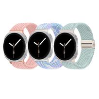 Magnetinis pintas dirželis Samsung Galaxy Watch 9 8 laikrodžiui Dirželis 44mm 40mm Nailoninė apyrankė correa dirželis Galaxy Watch 8 classic 46mm galaxy 9 8 40mm gray