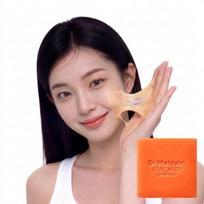 Dr. Melaxine Kozic Acid Turmeric Serum Soap Cleansing Facial Soap, 1 pcs beige