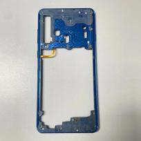 Skirta Samsung Galaxy A9 2018 a920f SM-A920 vidurinio rėmelio korpuso dangtelis Rėmelio plokštelė šoniniai mygtukai tamsiai mėlyna spalva