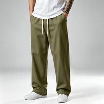 Men's Casual Athletic Sweatpants for Workout and Everyday Wear L armijos žalia spalva