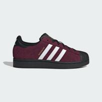 Adidas Originals Superstar 2 Skateboard Shoes Women's Dark Reddish Pur 43 black
