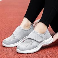 Moterų bateliai Ortopediniai Plati pėda Patinusi Ėjimui Hallux Valgus Reguliuojami Minkšti Kvėpuojantys Laisvalaikio Batai Sportbačiai Dydis 36-42 45 pilka spalva