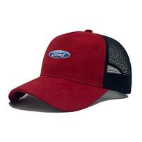 Lipdukai Lauko Sportas Laisvalaikio Apsauginė Nuo Saulės Kepurė Kvėpuojanti Beisbolo Kepuraitė Skirta Ford Focus mk2 mk3 Fiesta mk7 Ranger Mondeo mk4 Mustang brown