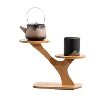 Multi-layer Succulents Bonsai Organizer Desktop Plants Stand  Potted Plants Displaying Style 2 black