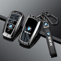Cinko Lydinio Automobilio Išmaniojo Nuotolinio Rakto Dangtelis Korpusas BMW 1 3 5 7 Serijai X1 X3 X4 X5 X6 F10 F20 F30 F34 F25 F31 M3 M4 E34 Beraktis black