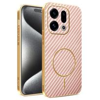 For OPPO Find X9 X9 Pro X9 Ultra X9S Pro  electroplated carbon fiber magnetic fingerprint-resistant shockproof phone case For Find X9 Pro