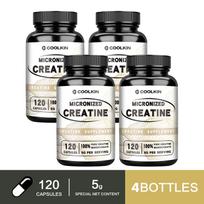 Creatine Monohydrate Capsules 120 Count 5g — Sports Nutrition, Muscle Support, Daily Wellness 120*4