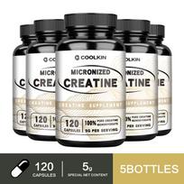 Creatine Monohydrate Capsules 120 Count 5g — Sports Nutrition, Muscle Support, Daily Wellness 120*5