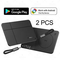 Android Mili Tracker Card Smart Location Tag GPS Tracker Works With Google Find Hub Anti-Lost Bluetooth Locator Item Finder 2PCS China Mainland