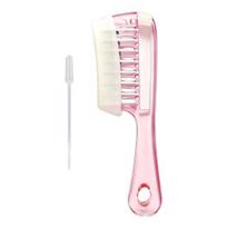 Scalp Oil Applicator Comb Hair Comb, Refillable Applicator, Leak Proof Treatment Dispenser, Massaging for Men Women Care rožinė