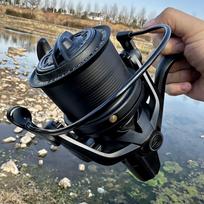 14000 Metalinio Vielinio Puodelio Ilgo Metimo Suktukas ir Inkarinės Žvejybos Ritė Jūros meškotei 8000 Seawater Proof Long Cast Shallow Cup gray