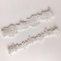 Nuotakos keliaraištis Sexy Lace Moteriškos kojinės Žiedas Baltas Juodas 2vnt Vestuvinės Suknelės Dekoratyvinės Kojos Žiedas Kojinės Keliaraiščiai Šlaunų juostos One Size