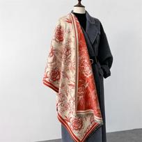 Nauja žieminė skara Šalikai Apvyniojami kašmyro skara Moteriška šilta mada Pashmina Moteriškas pončas Kaklo skarelė Echarpe Bandana black