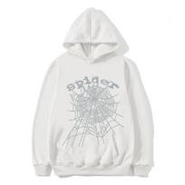 Moterys Rudeninis Gatvė Punk Didelis Unisex Hoodie Voras Voratinklis Kalnų krištolas Unisex Hoodies Hip Hop Mados Raidė Y2k Estetika Megztiniai Unisex S white