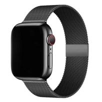milanietiška kilpa apyrankė Apple Watch dirželiui Ultra 49mm 46mm 45mm 44mm 41mm 40mm metalinė apyrankė iWatch serijai 9 8 7 6 5 4 3 SE 38mm 40mm 41mm gray