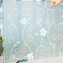 Langų privatumo plėvelė Matinis stiklas Lipni nepermatoma vinilinė dekoratyvinė plėvelė UV spindulių blokavimas Šilumos kontrolė Dangos namams 30X100 CM white