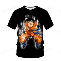 2025 Dragon Ball Z marškinėliai Vegeta drabužiai vyrams trumpomis rankovėmis animacinis Super Saiyan marškinėliai džersis gatvės apranga vasara Goku Gmy viršūnės L orange