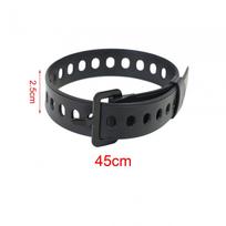 Kabelių raiščiai Guminė daugiafunkcė elastinė virvė Lauko palapinėms RV priedai 45x2.5cm black