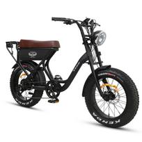 TXED Motociklai suaugusiems 20 colių su 250W varikliu ir 48V15.6AH baterija juoda