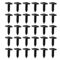 20/30 vnt. Automobilio spaustukai tvirtikliai variklio purvasargio savisriegiai tvirtinimo spaustukai 5 mm Torx varžtas 30 black
