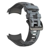Silikoninis dirželis Garmin Instinct 3 Amoled 50mm 45mm su kamufliažiniu raštu, apyrankė Garmin Instinct 3 Solar 45mm 50mm Garmin Instinct 3 45mm gray