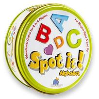 Žaidimas Dobble Kortelės Vaikams Pagrindinė Anglų Abėcėlė Kelyje Kalėdos Stovyklavimas Alphabet yellow