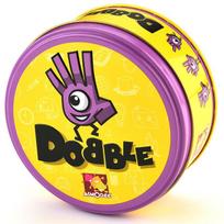 Žaidimas Dobble Kortelės Vaikams Pagrindinė Anglų Abėcėlė Kelyje Kalėdos Stovyklavimas Purple