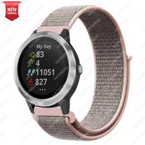 20mm 22mm nailoninis dirželis, skirtas Garmin Venu SQ 2 2s Forerunner 645 išmaniajam laikrodžiui, apyrankė Garmin Vivoactive 3 4 dirželis 20mm black