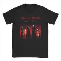 Malice Mizer Grupės Vokalisto Marškinėliai Vyrams 100% Vintažiniai Marškinėliai Apvalia Iškirpte Roko Muzikanto Marškinėliai Trumpomis Rankovėmis Prekės 4XL 5XL 6XL L brown