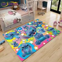 Anime Stitch kilimas Vaikų kilimai Svetainės arbatos staliuko kilimėliai Miegamojo kilimas Plaunami grindų kilimėliai Namų zonos kilimėlis 60cm x 90cm