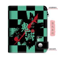 Japonijos animaciniai komiksai Demon Slayer Stilinga vertikali rankinė Kortelių laikiklis Monetinė 0027 11.8*9CM blue
