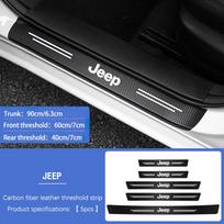 Skirta Jeep Jeep Automobilio Durų Slenksčio Juostelė Apsauganti nuo Užlipimo Anglies Pluošto Apsauginė Lipdukas Skirta Jeep Renegade Compass Grand Cherokee Wran