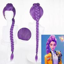 Korėjietiško Banginio Merginų Grupė K-Pop Demono Medžiotoja Rumi, Mirazoe Cosplay Helovino Kostiumas 120cm purple
