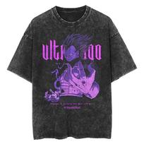 Dragon Ball 2026 Vasariniai Oversized Marškinėliai 100% Medvilnė Skalbti Vintažiniai Vegeta Ultra Ego Spausdinimas Unisex Kasdieniniai Marškinėliai Anime Gerbėjams Y2k XXXL black