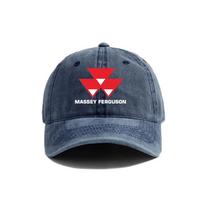 Massey Ferguson beisbolo kepurės Nusidėvėjusios kepurės Kepurė Vyrams Moterims Retro Lauko Vasarinės Reguliuojamos Kepurės Mada Adjustable blue