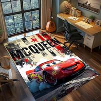 Automobiliai Žaibas Makvynas 95 Lenktynių Greičio Stiliaus Kilimas Didelis Kilimas Neslystanti Plaunama Grindų Kilimėlis Žaidėjo Kambarys Miegamasis Namų Dekoras 60x90cm black