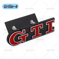 Metalinis GTI Logotipas Automobilio Priekinės Grotelės/Galinio Kamieno Emblema Ženklelis Lipdukas Priedai GTI-Grille 4